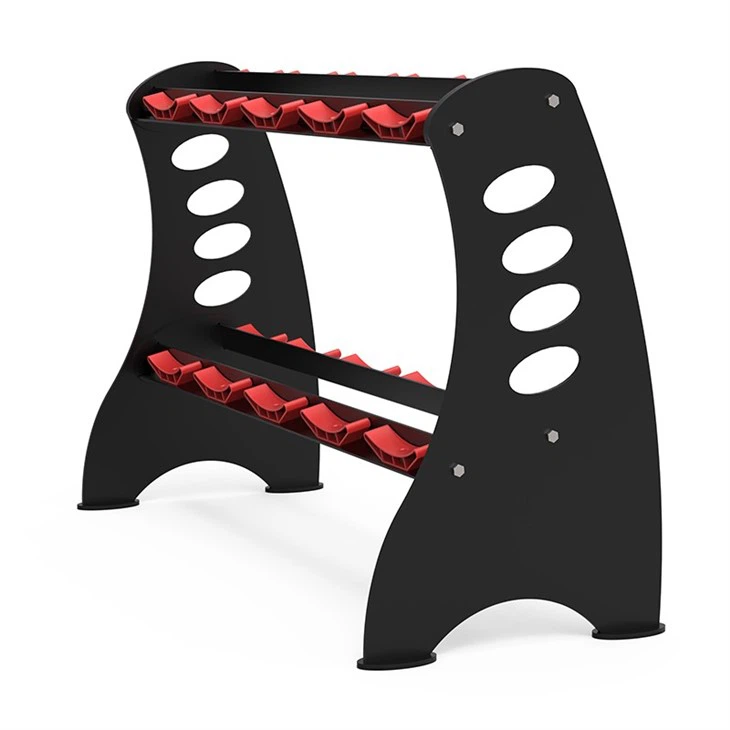 Double Layer Dumbbell Rack